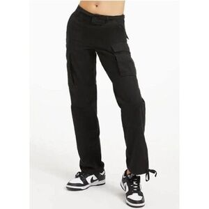 Good American Desert Cargo Pants in Black